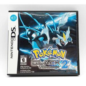 Pokemon Black Version 2 (Nintendo DS) Authentic Case And Manual ONLY - NO GAME!